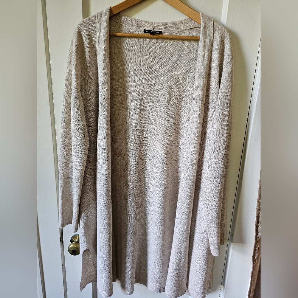 Eileen Fisher Cream Women's Cardigan